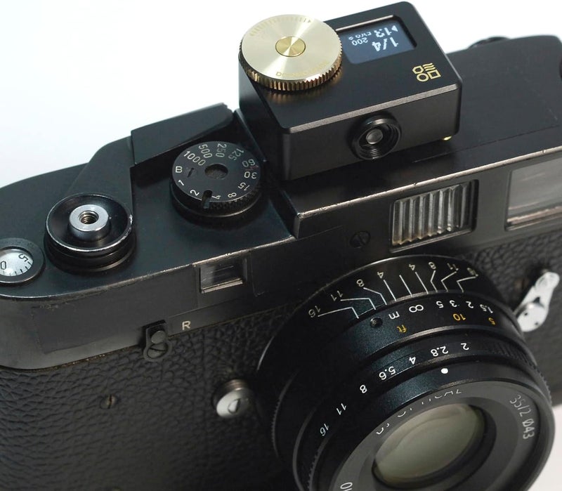 DOOMO MADE OLED Light Meter, Meter S Brass Version, New Screen Design, Real-time Metering and One-Button Metering for Vintage Cameras (Brass Dial) - Image 2